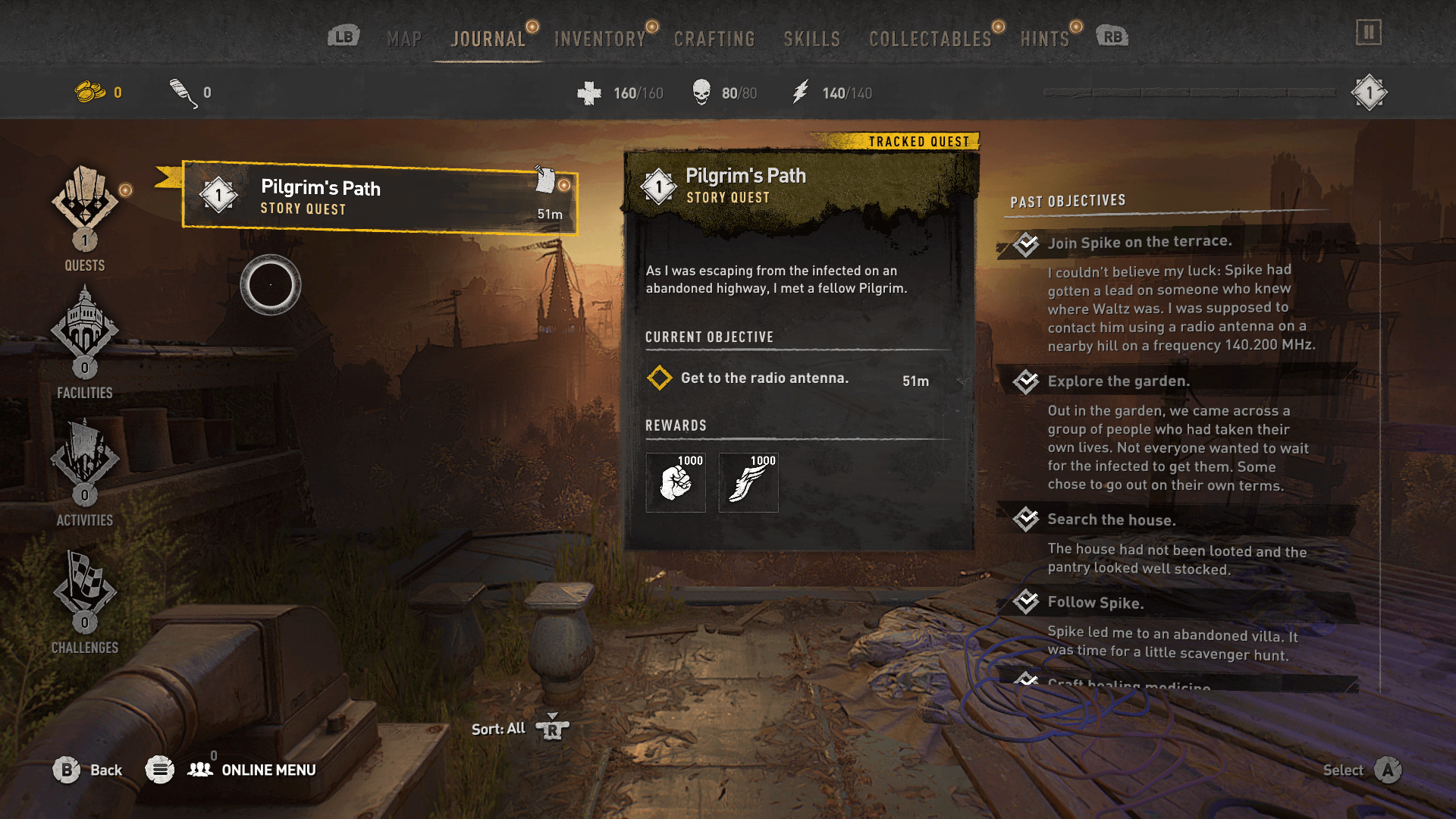 Journal Dying Light 2 Interface In Game