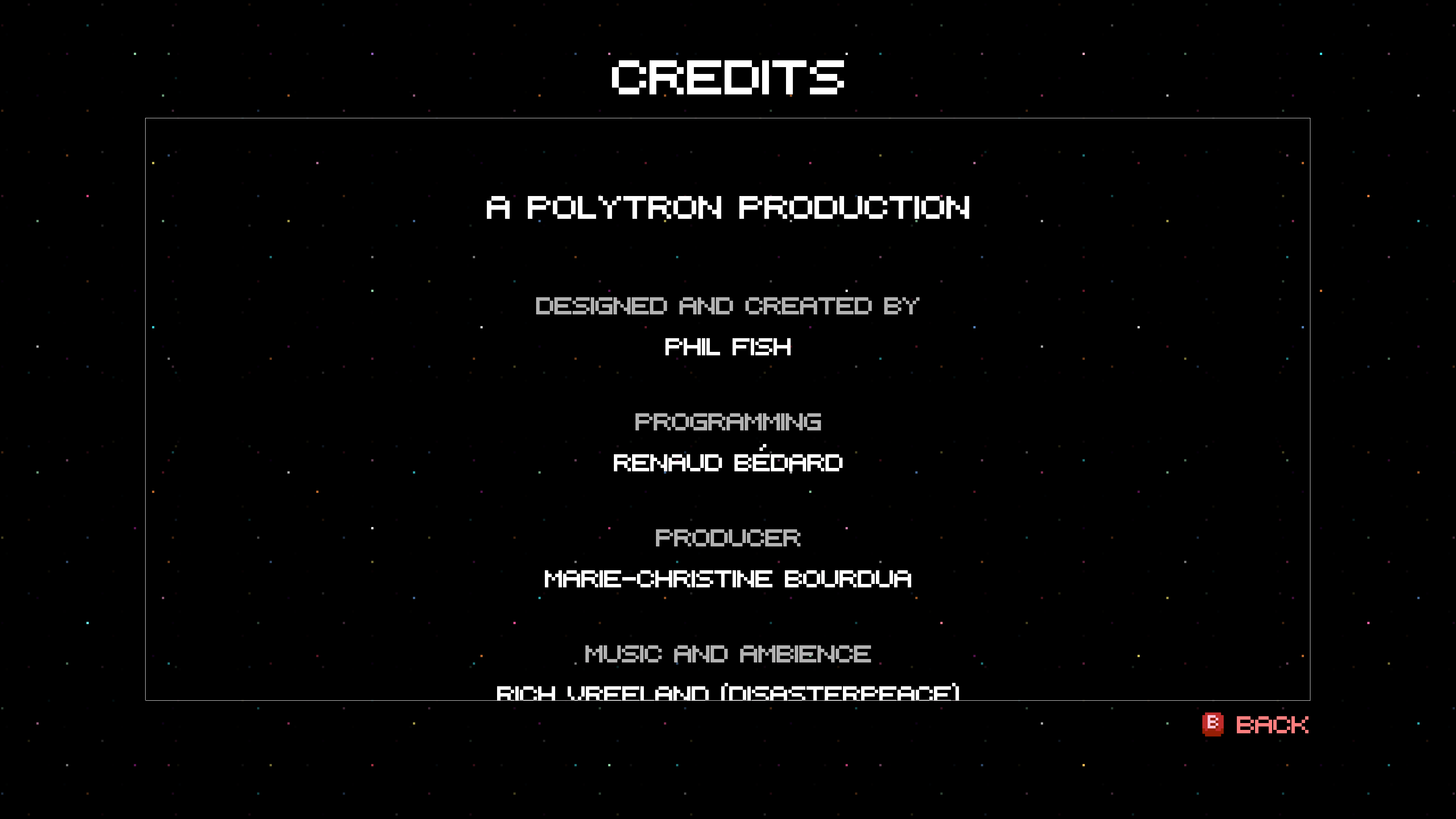 Credits Fez Interface In Game