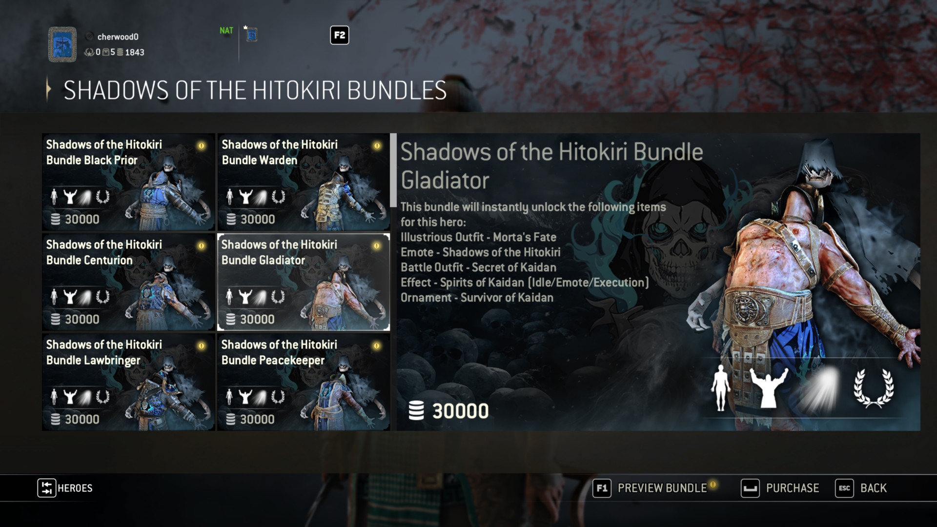 Bundle pack For Honor Interface In Game