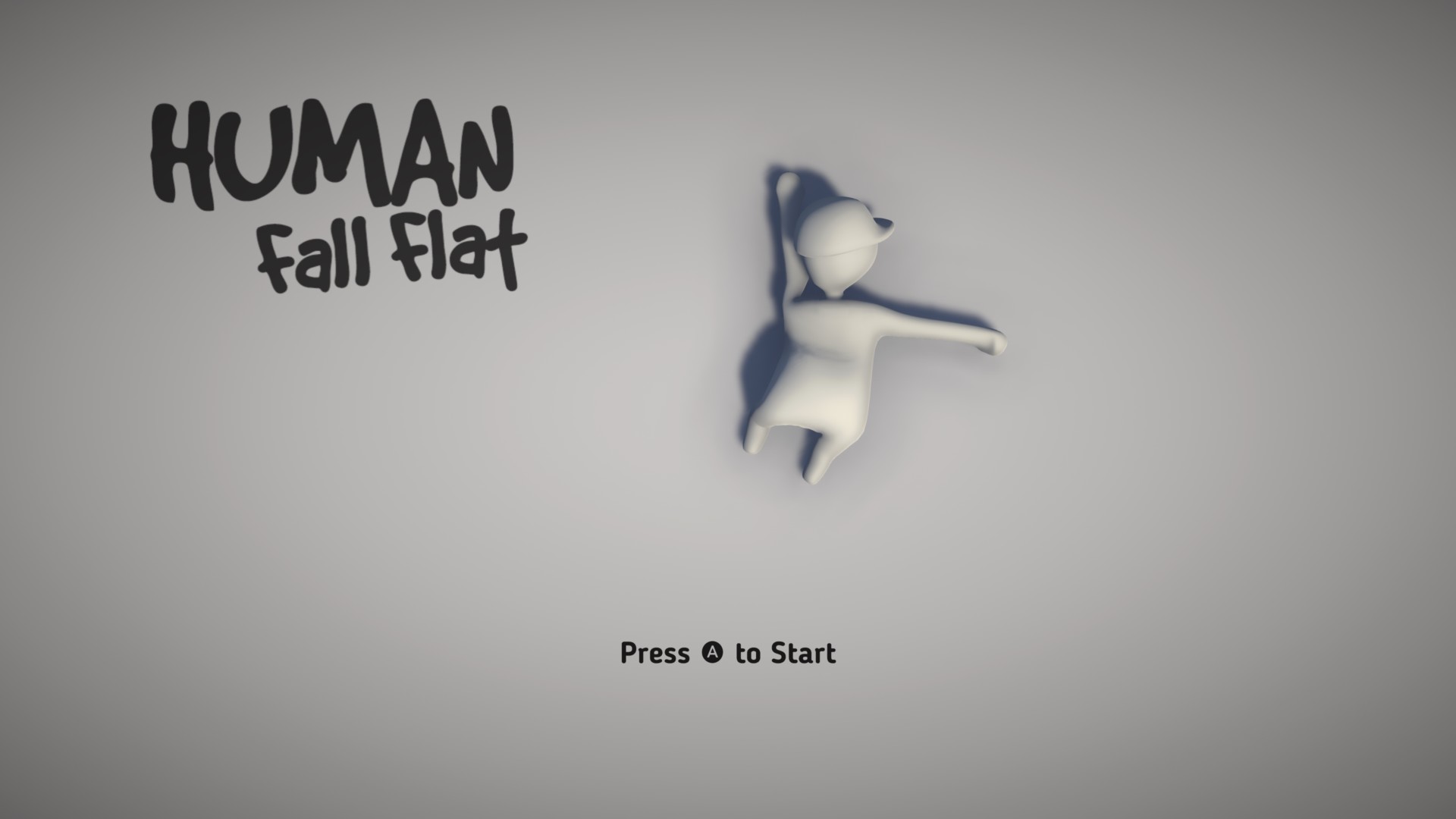 Press A to start Human Fall Flat Interface In Game