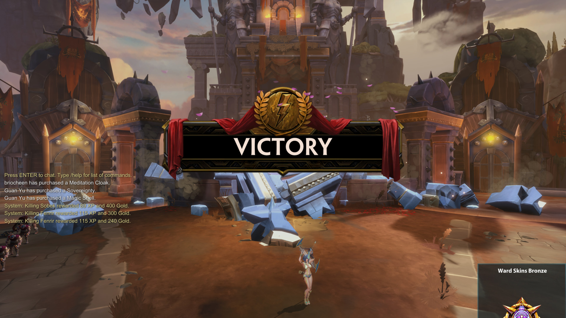 Victory Smite Interface In Game
