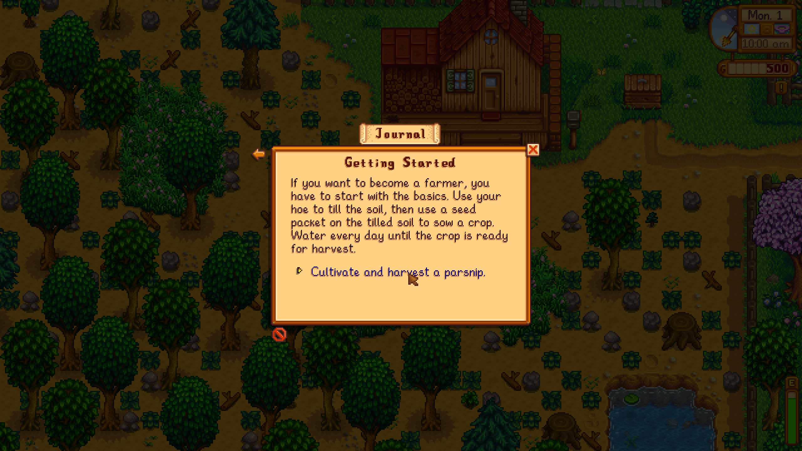 Quest Stardew Valley Interface In Game