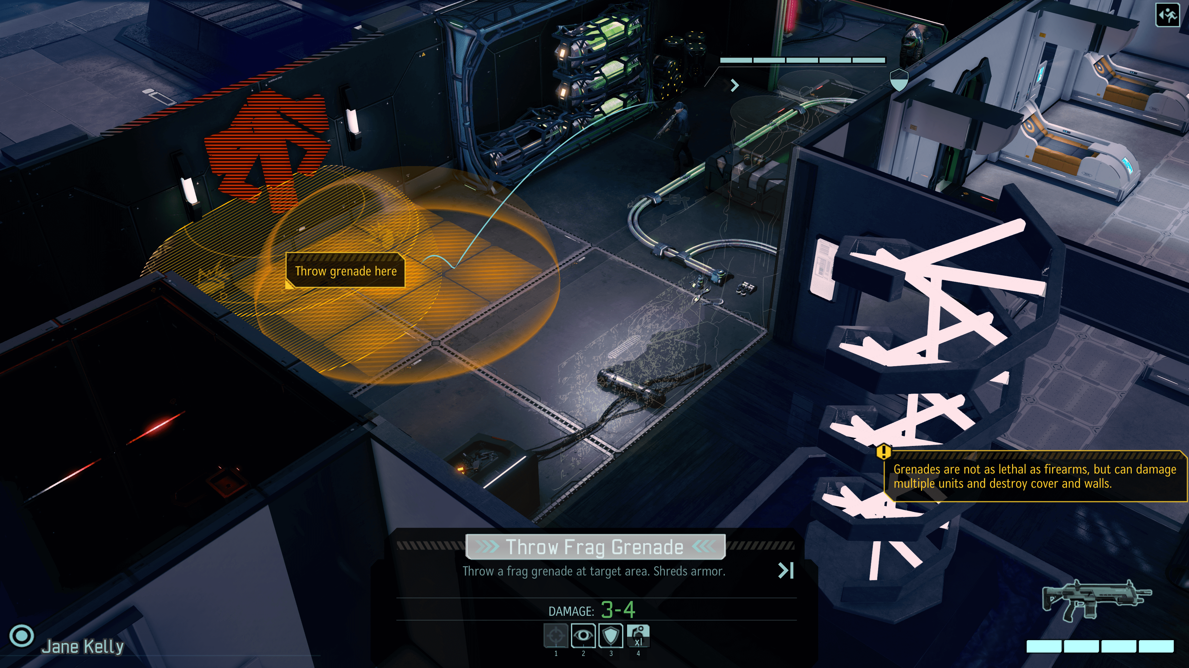 Throw grenade 2 Interface In Game