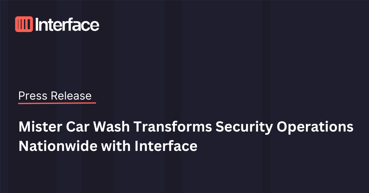 Mister Car Wash Transforms Business Security Interface