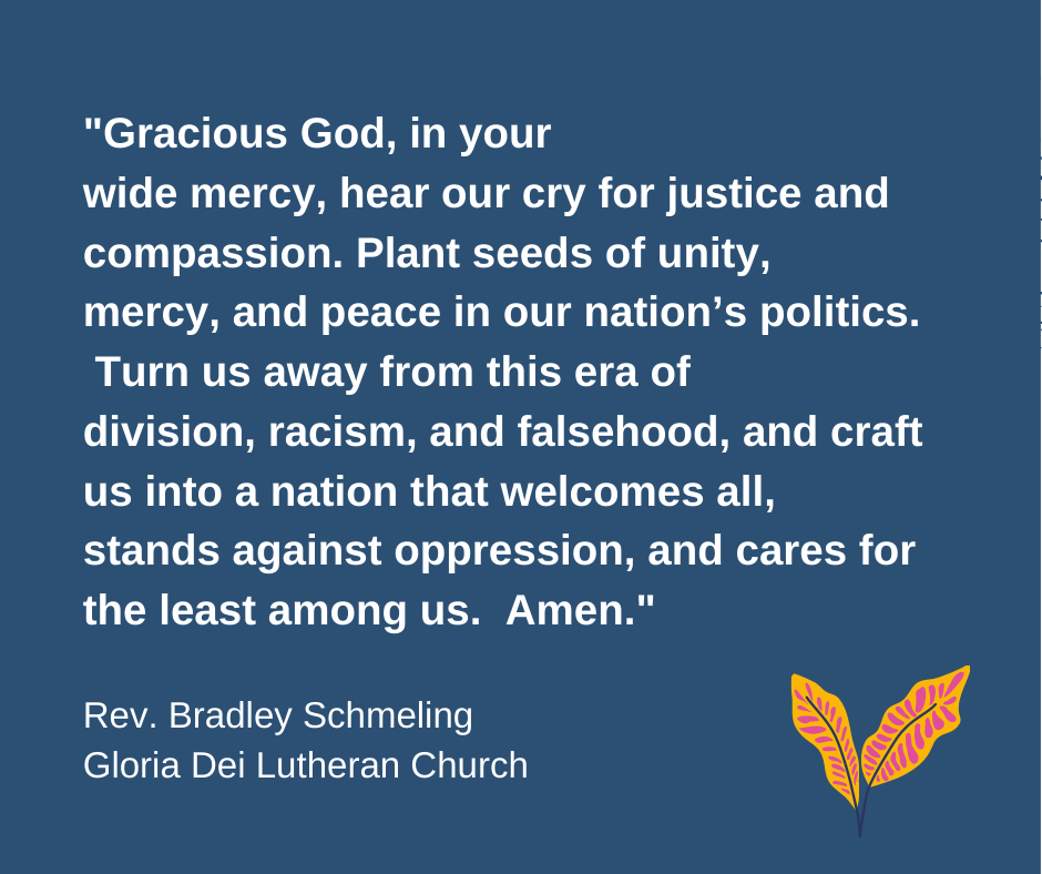 Prayers for a Country in Need Interfaith Action