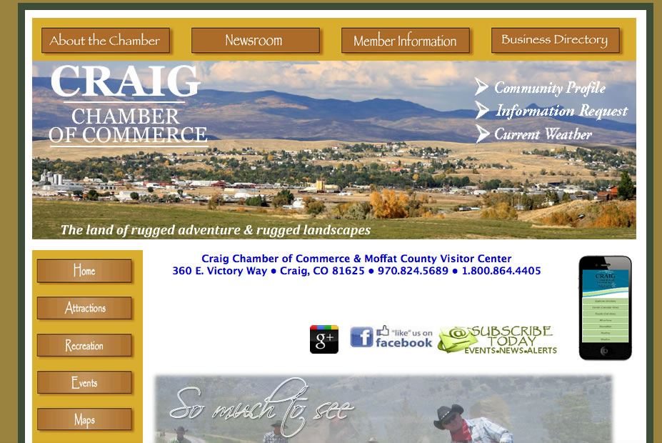 Craig Chamber of Commerce Interfuse  Design