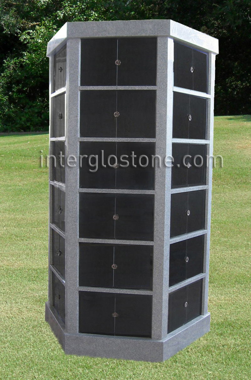 Interglo Stone 72 Niche Hexagonal Standard columbarium