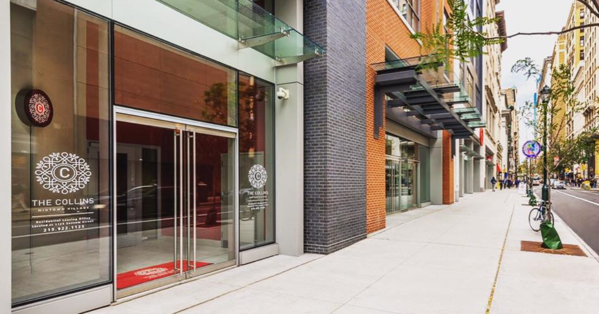 Furnished housing at The Collins at Midtown Village, Philadelphia