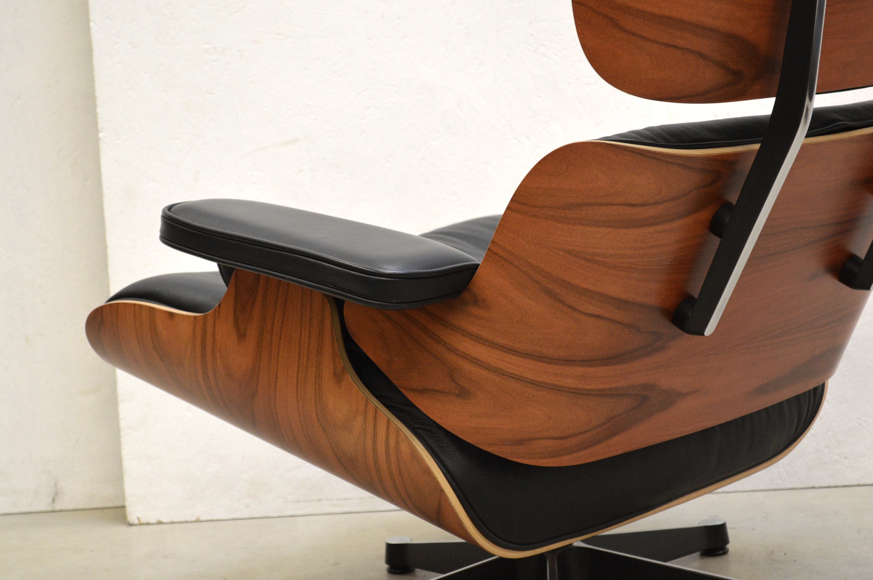 Vitra XL Lounge Chair & Ottoman Santos Palisander by Charles Eames