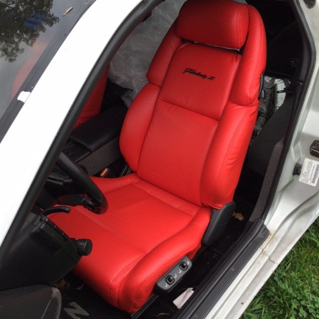 19901999 Nissan 300ZX Red Leather Seat Covers (Front only) Interior
