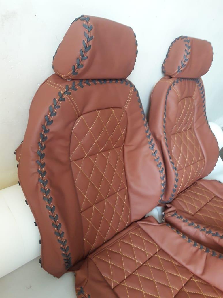 199906 Audi TT Synthetic Leather Seat Covers Burnt Orange with