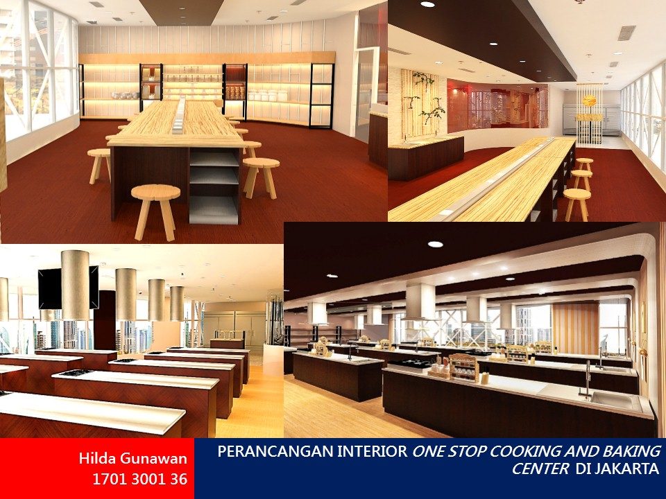 PERANCANGAN INTERIOR ONE STOP COOKING AND BAKING CENTER DI JAKARTA