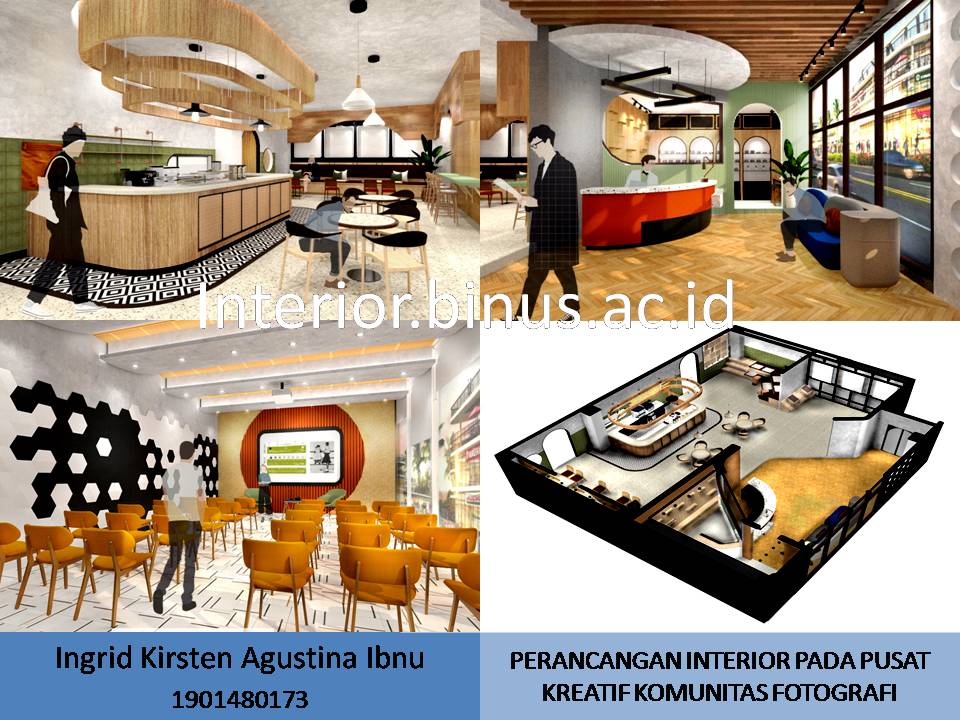 PERANCANGAN INTERIOR PUSAT KREATIF KOMUNITAS FOTOGRAFI DI