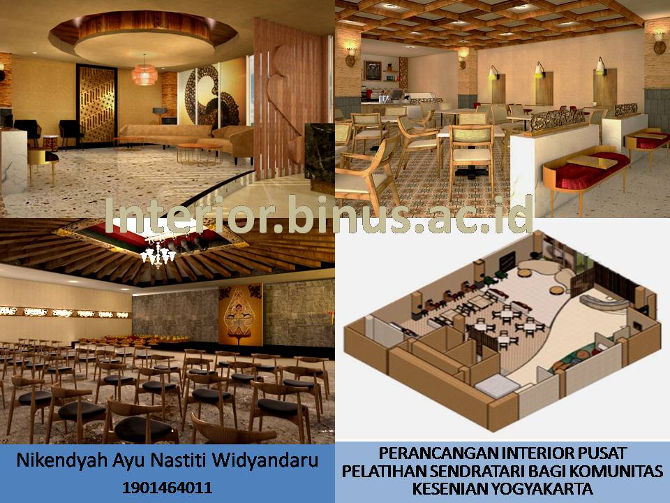 PERANCANGAN INTERIOR PUSAT PELATIHAN SENDRATARI KOMUNITAS