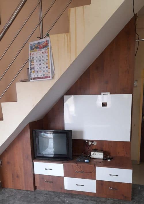 best tv furniture under stairs interioras