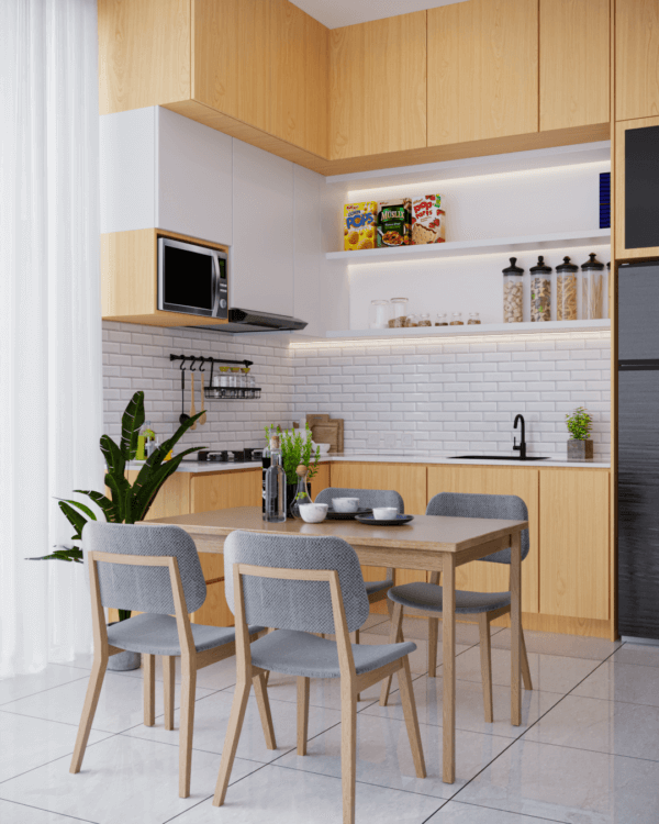 Desain Dapur Minimalis 2x3, Tampilan Minimal dengan Fungsi Maksimal
