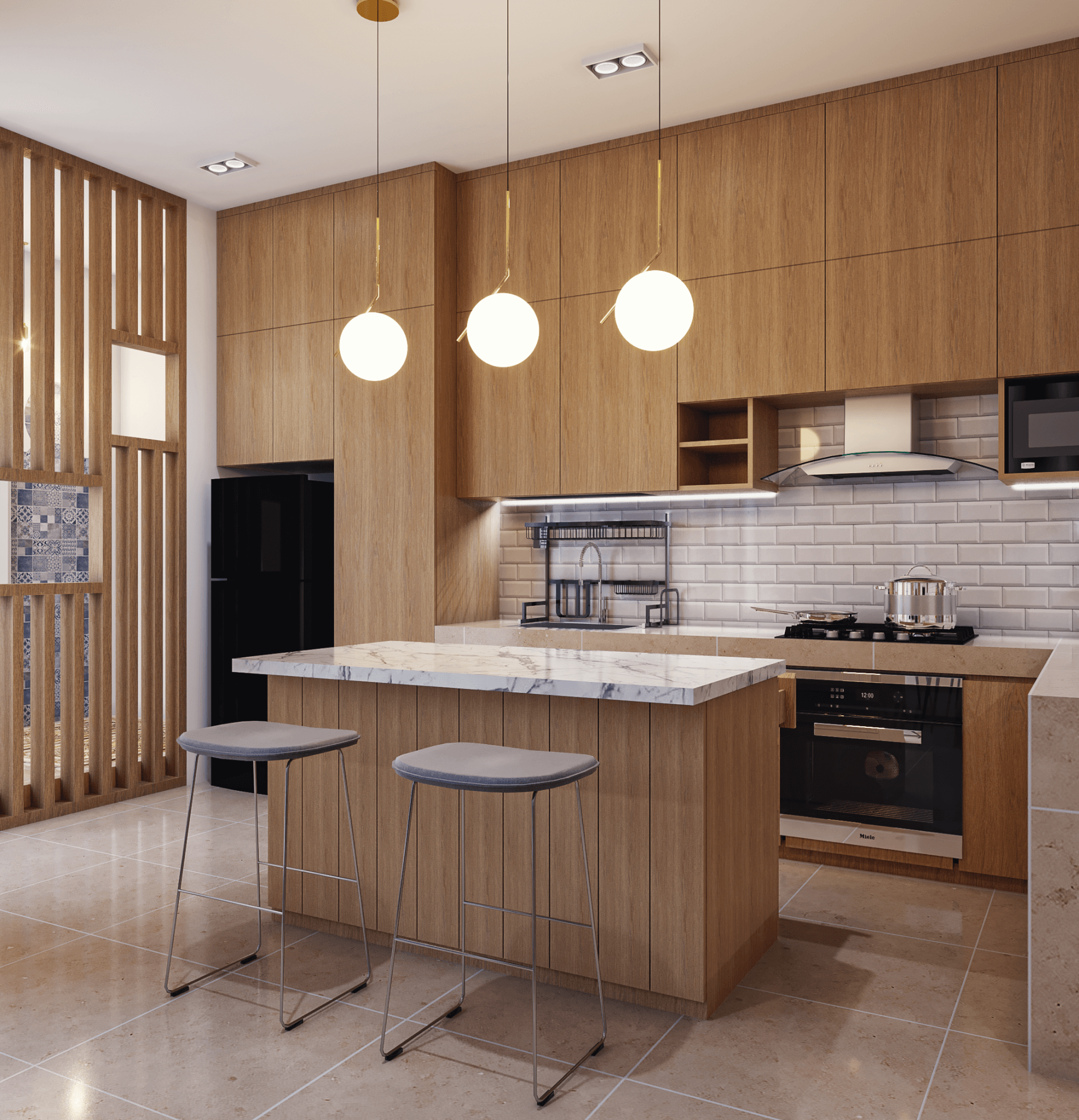 10 Model Keramik Meja Dapur yang Elegan dan Banyak Dicari
