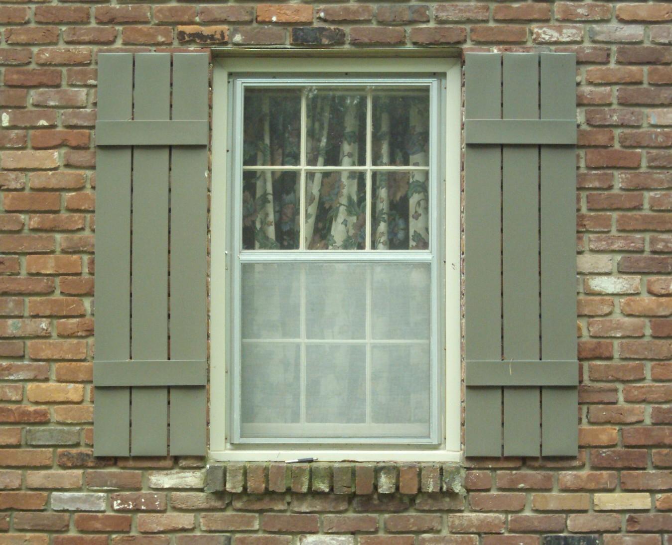 Exterior shutters add value and increase the appeal of