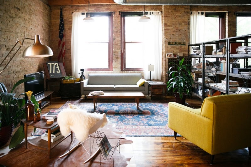Loft Hipster en Chicago. Interiores Chic Estudio de Interiorismo