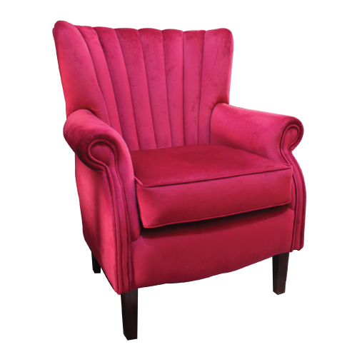 Occasional Chair Adelle Red Interiors