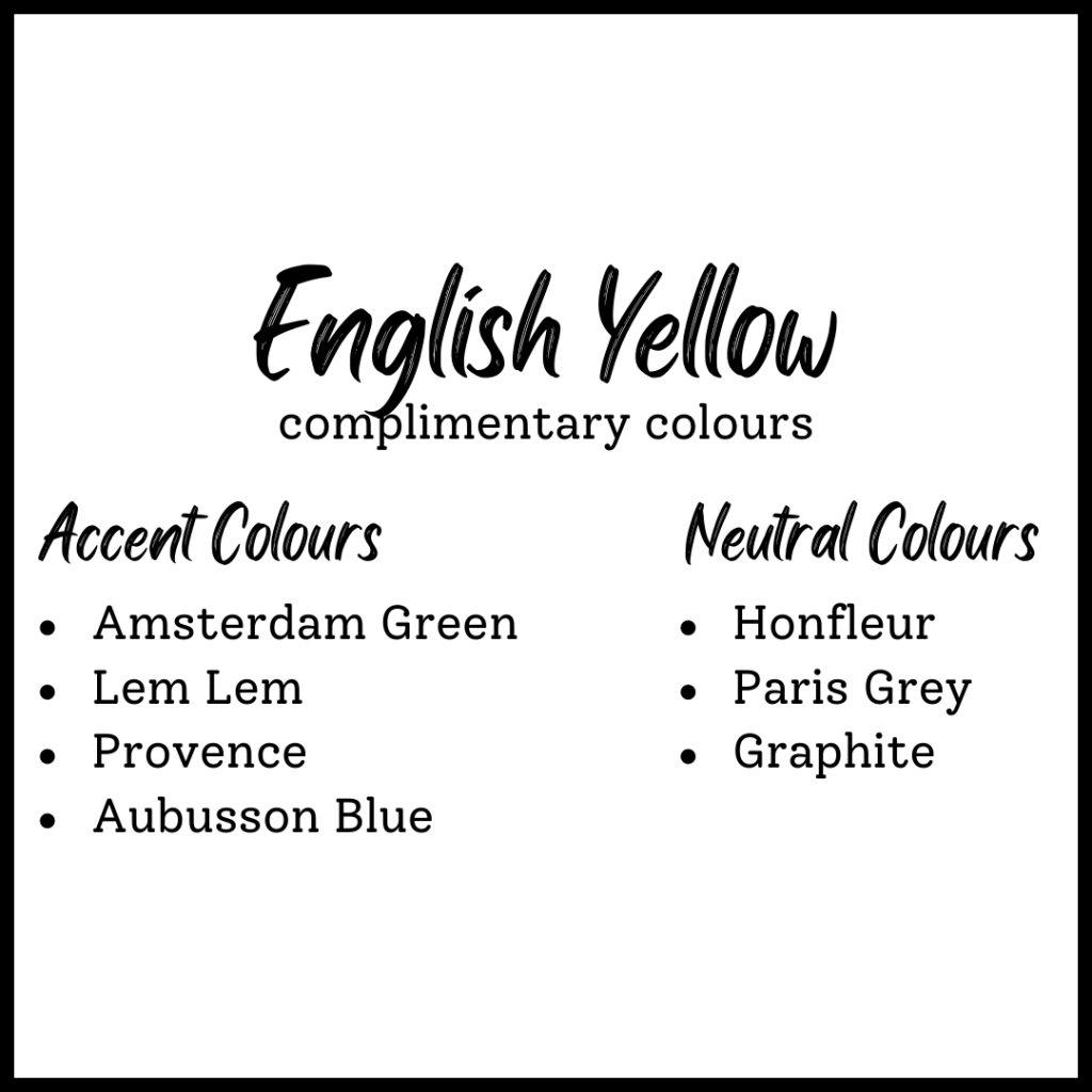 English Yellow Interiorwise French & Vintage Furniture Central Coast.