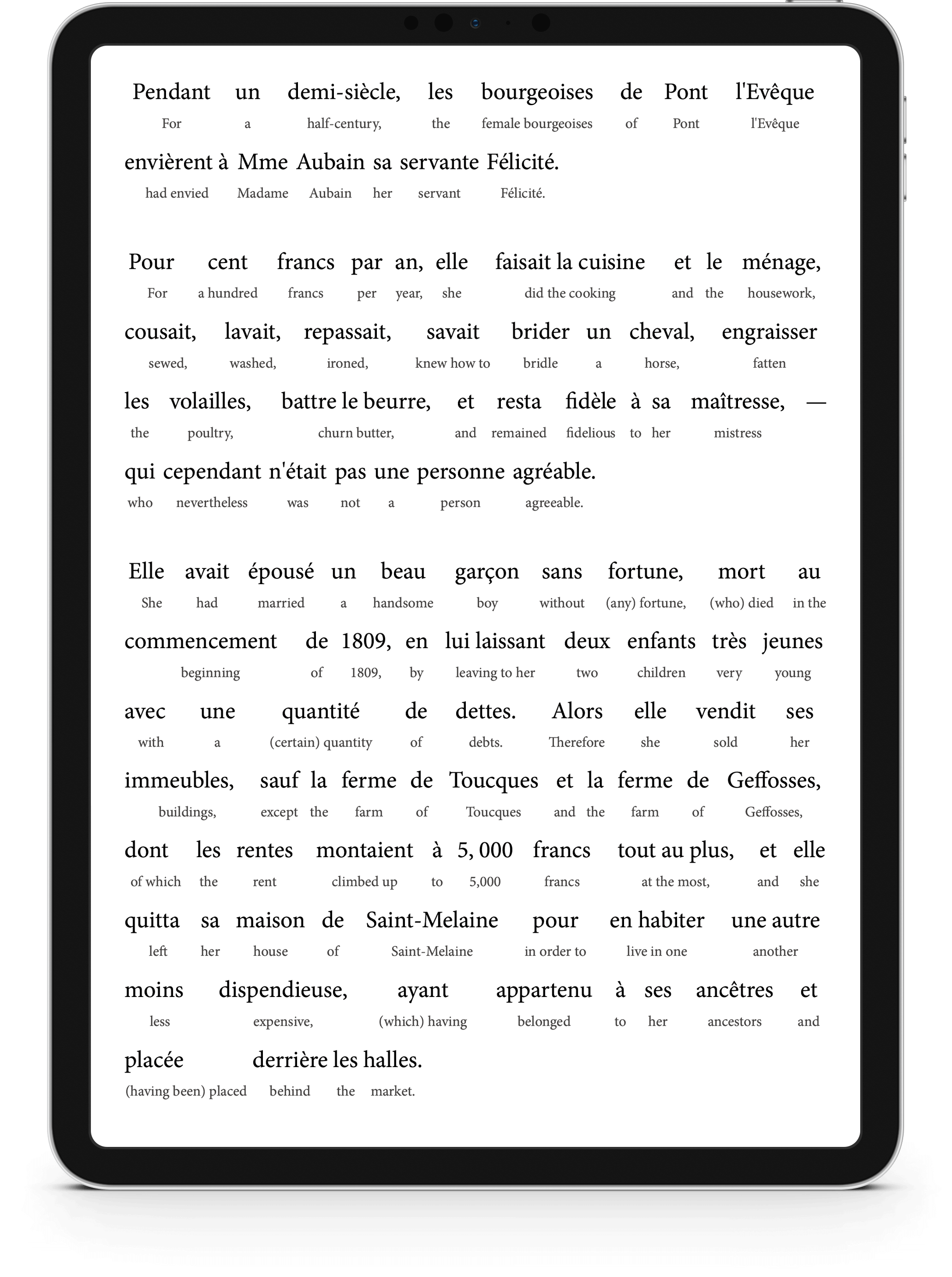 A Simple Heart by Gustave Flaubert Interlinear Books