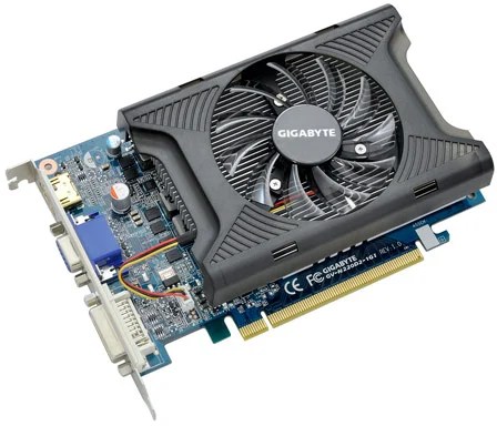 Gigabyte nVidia GeForce GT220 1GB 128bit DDR2, DVI, HDMI