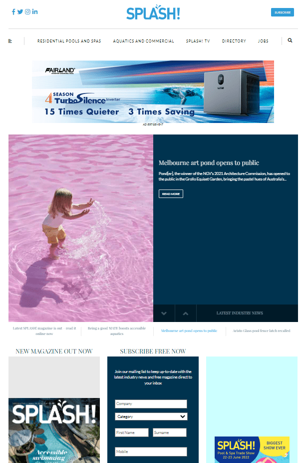 SPLASH ONLINE The Intermedia Group