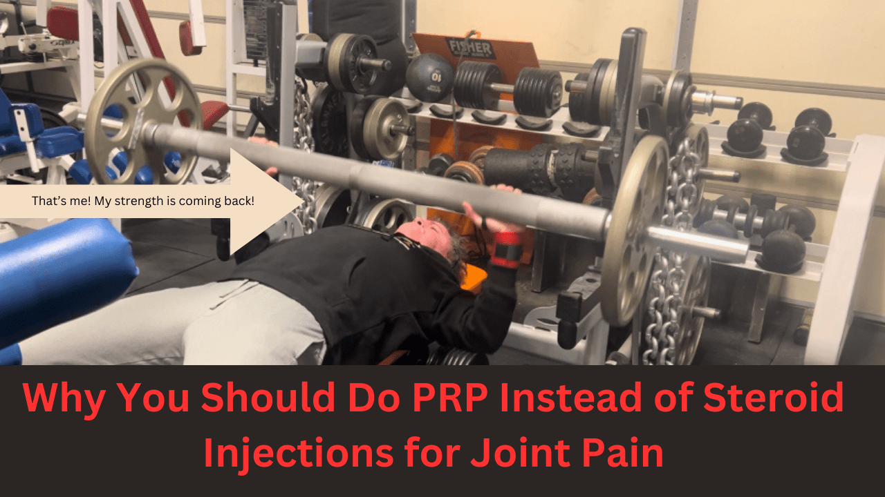 Why You Should Do PRP Injections Instead of Steroid Injections for