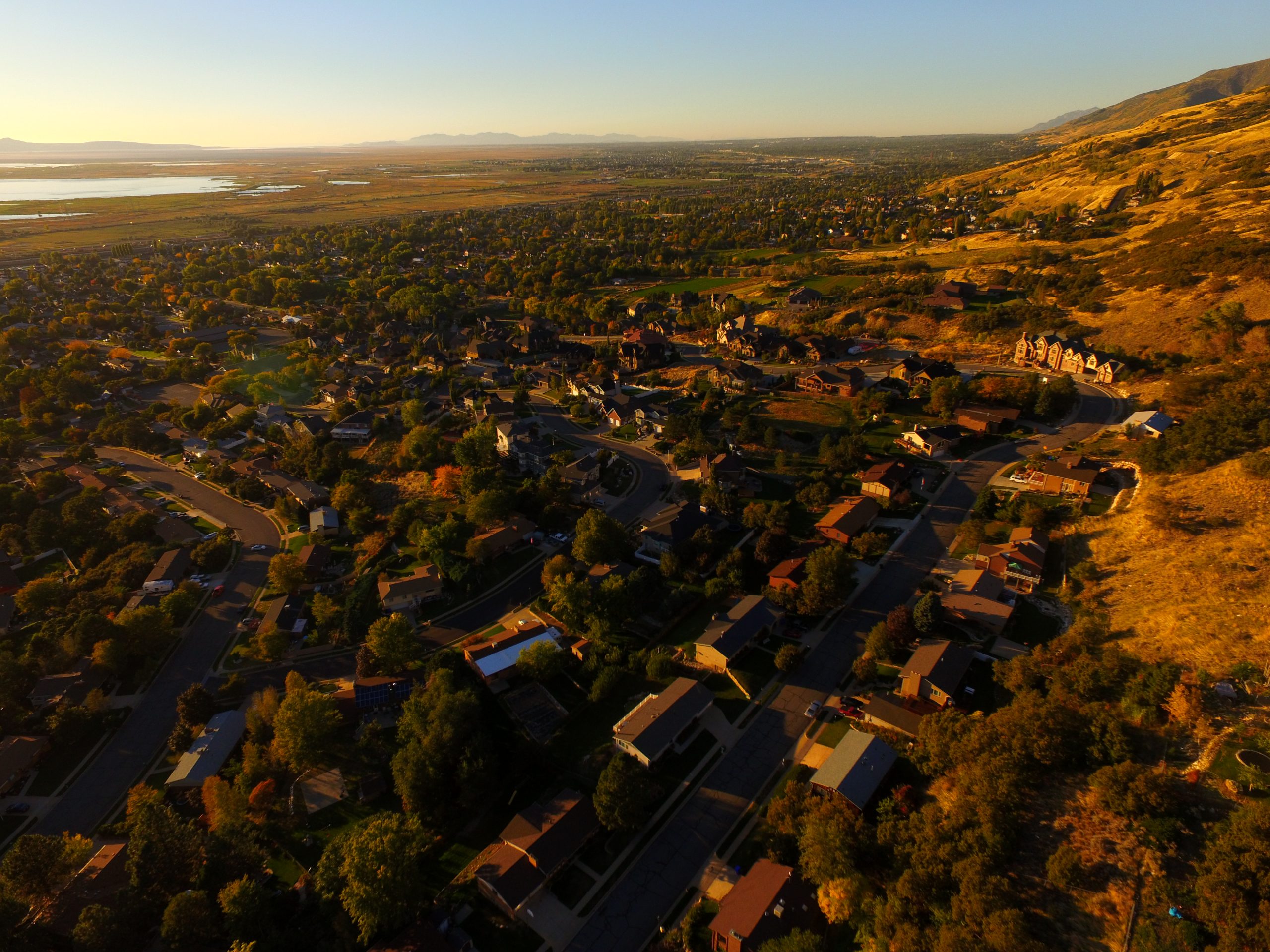 Centerville Sunset North Intermountain DroneWorks
