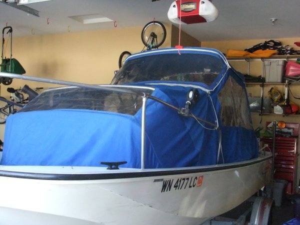 Full Canvas Enclosure for Boston Whaler Montauk Bloodydecks