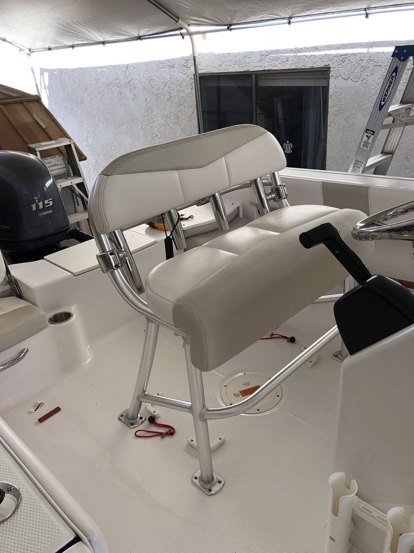 What combo bait tank/lean post/seat and what is my existing seat worth