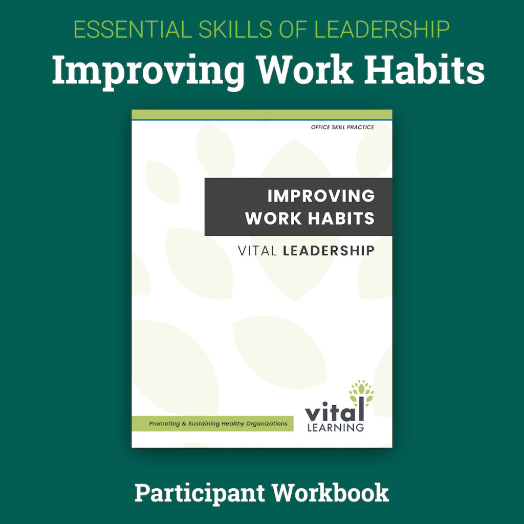 Management Training Improving Work Habits