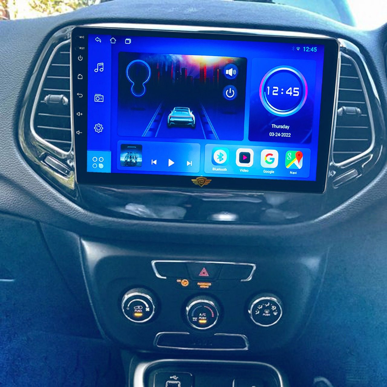 Ateen SSeries Jeep Compass Car Music System