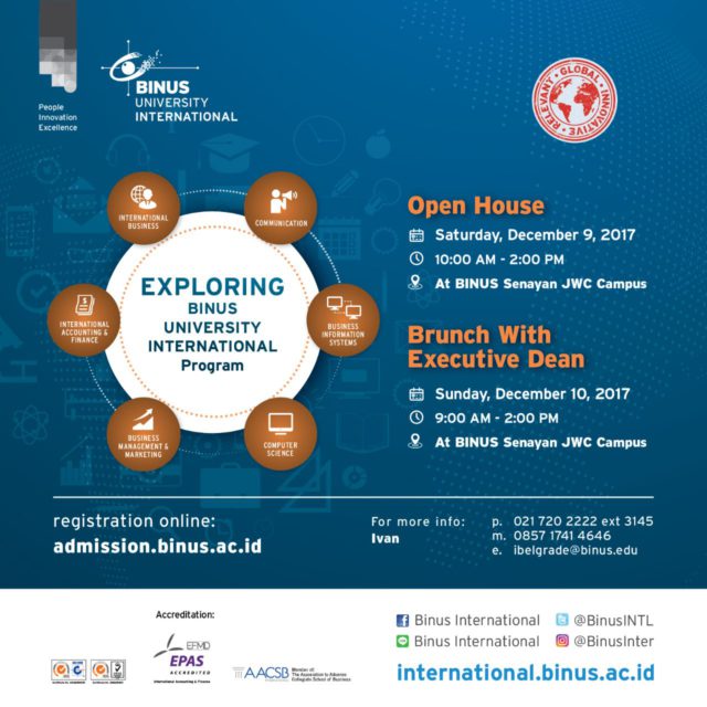 Open House Exploring Binus University International