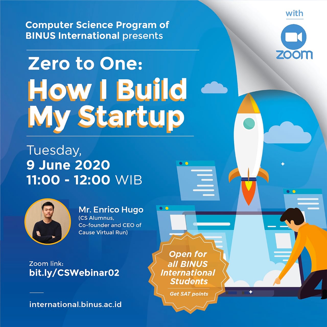 CS Webinar Series 02 How I Build My Startup (Cause Virtual Run