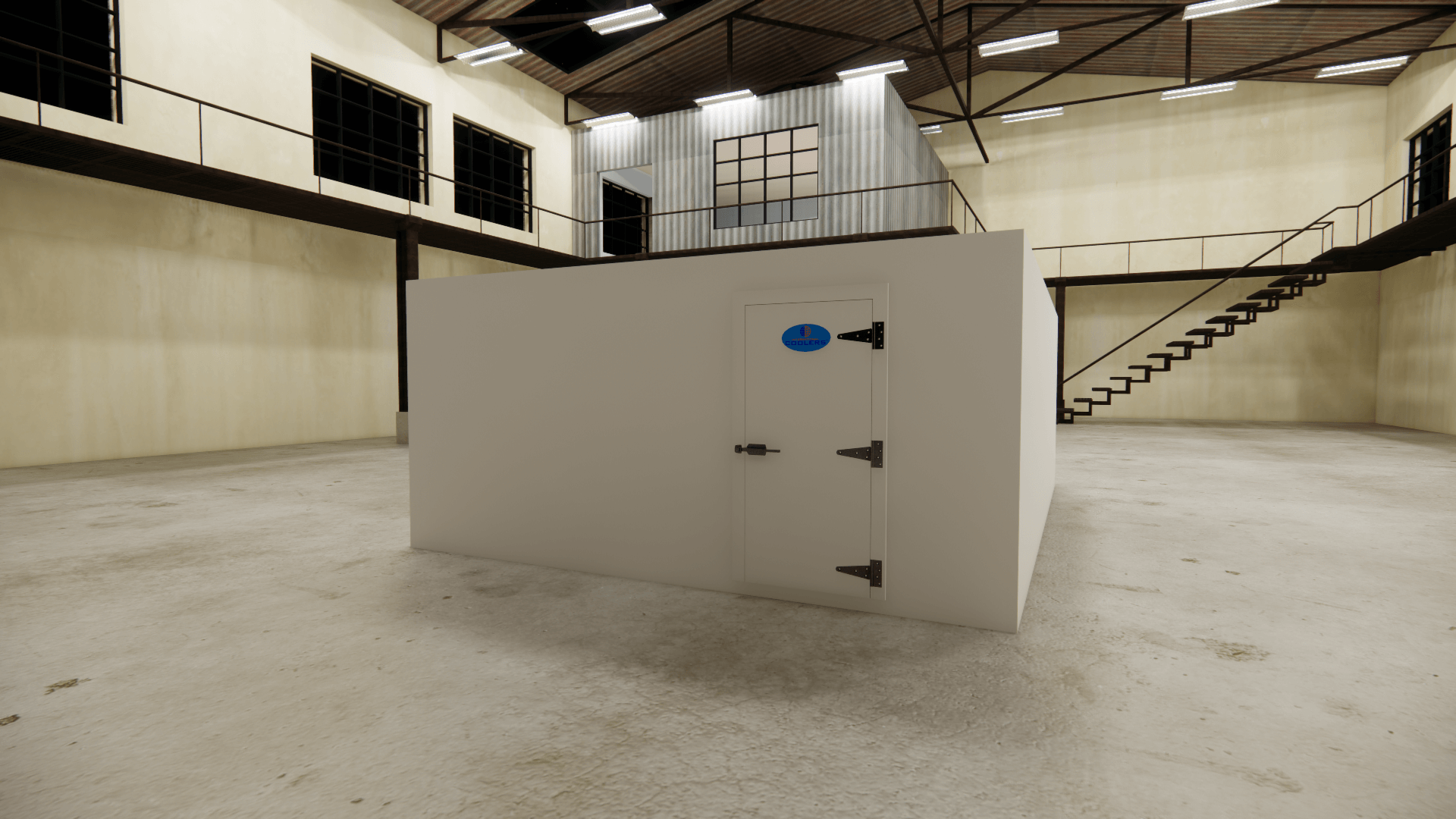 17' x 22' x 7.10'(H) WALKIN Cooler and Freezer COMBO WalkIn Coolers