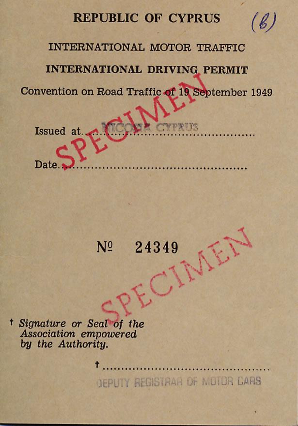 Cyprus International Driving Permit
