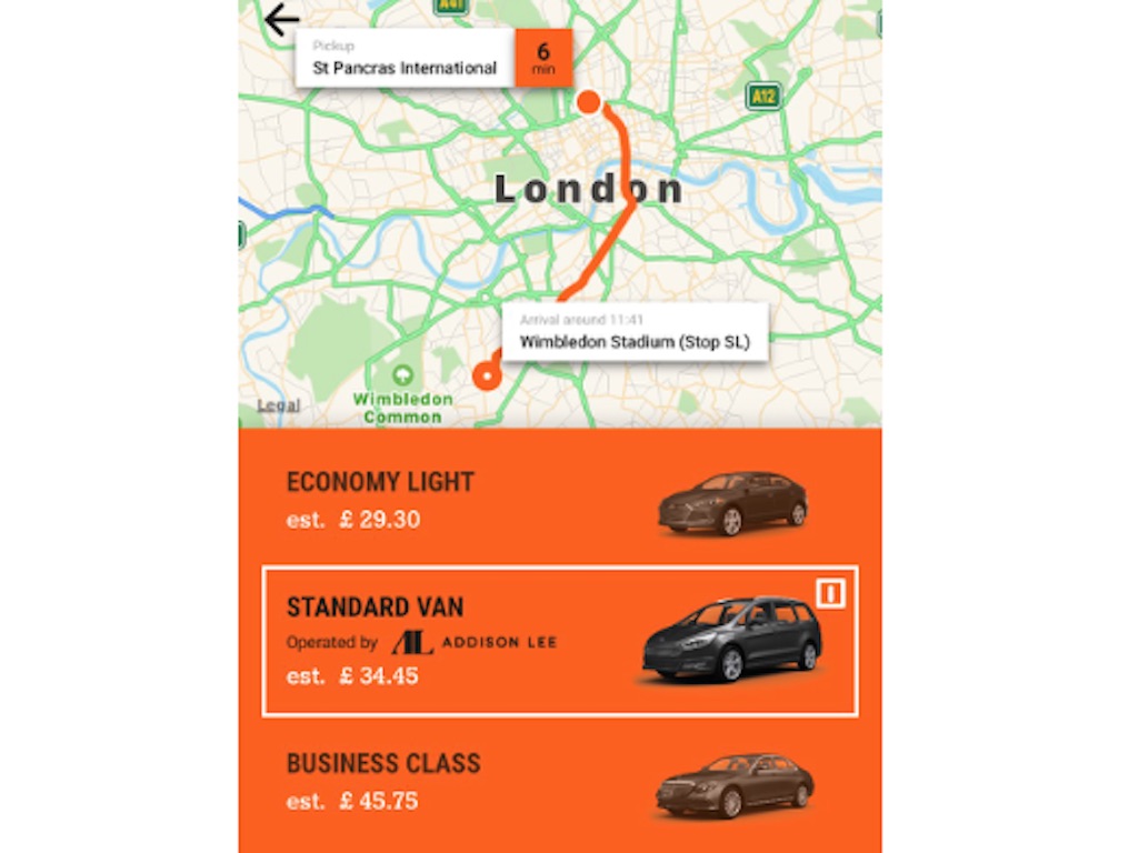 Addison Lee services now available through Sixt mobility app