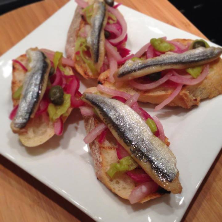 Boquerones, Spanish Tapas with Anchovies