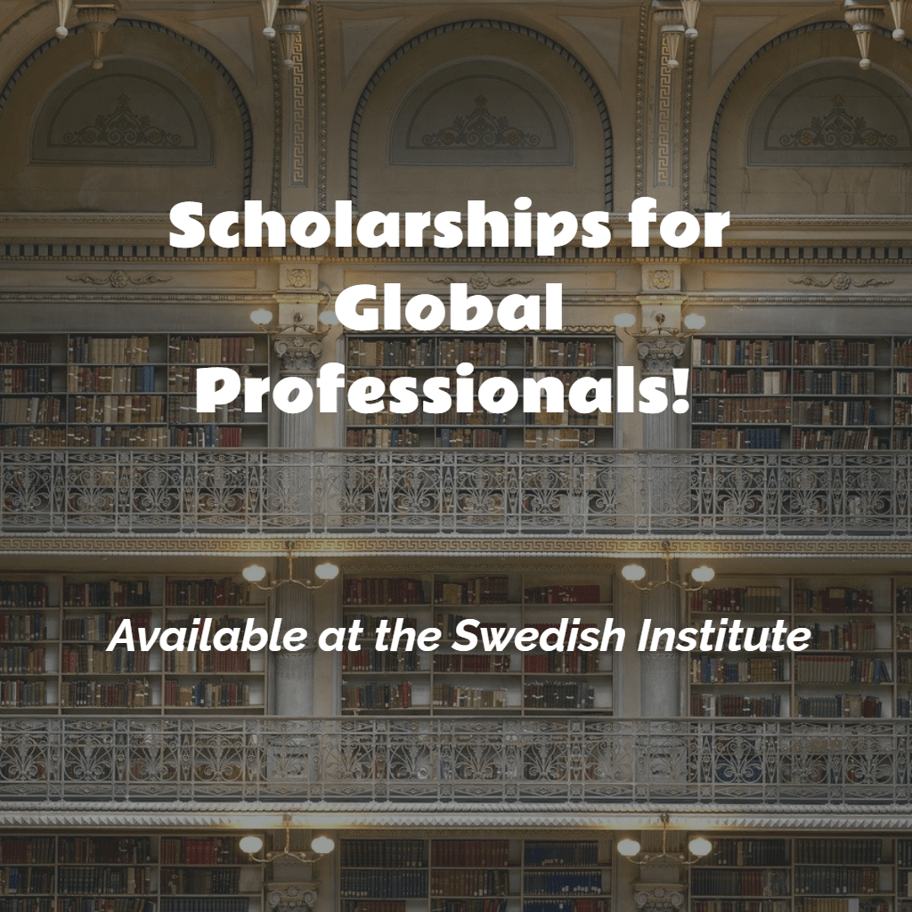 Swedish Institute Scholarships for Global Professionals International