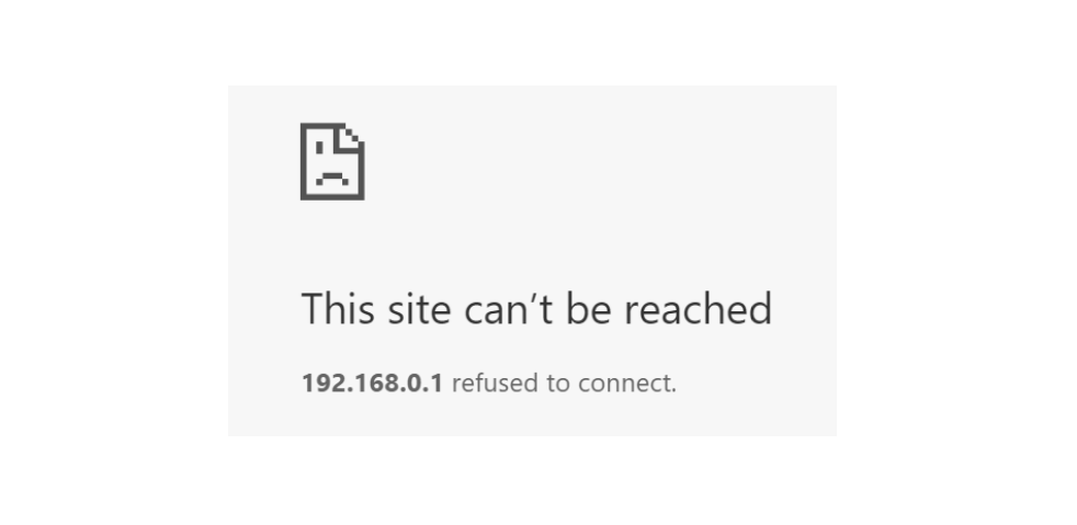 192.168.0.1 Refused To Connect 4 Ways To Fix Access Guide