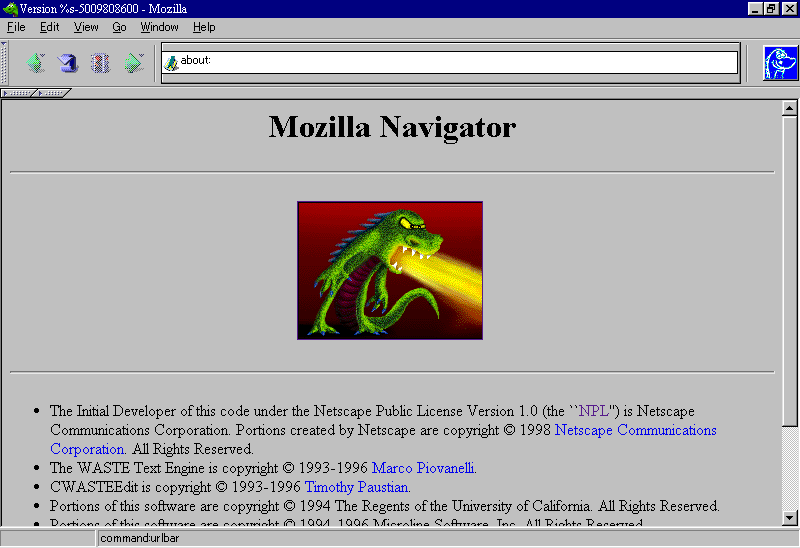 Netscape、「mozilla」の最新バイナリ版を毎晩公開