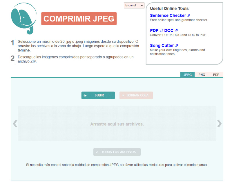 How to compress photos and images reducing their size without losing