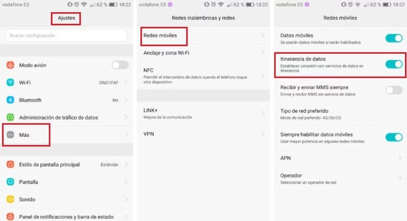 Activar Roaming / Itinerancia de Datos 】 Guía Paso a Paso 2022