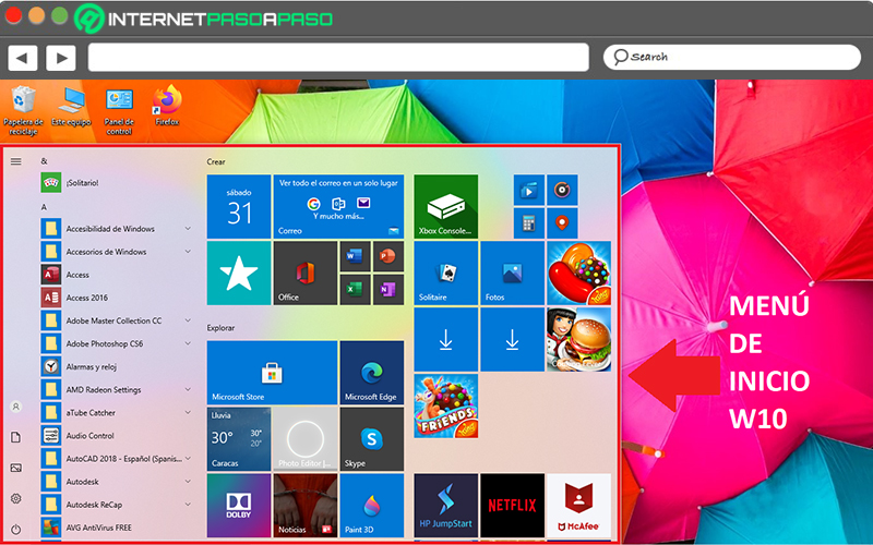 Interfaz de Windows 10 】¿Qué Es? + Secciones 2024