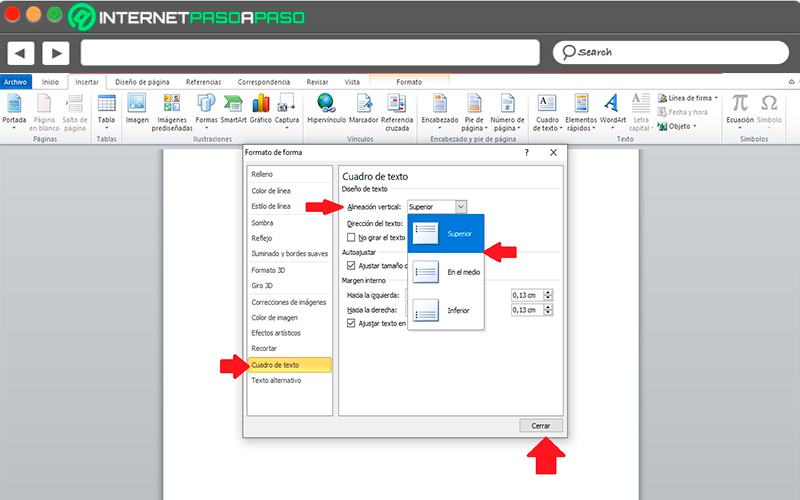 Alineación de Texto y Márgenes Interiores en Word 】Guía 2021