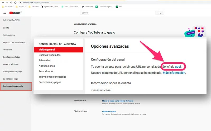 Cambiar URL del Canal de YouTube 】Guía Paso a Paso 2022