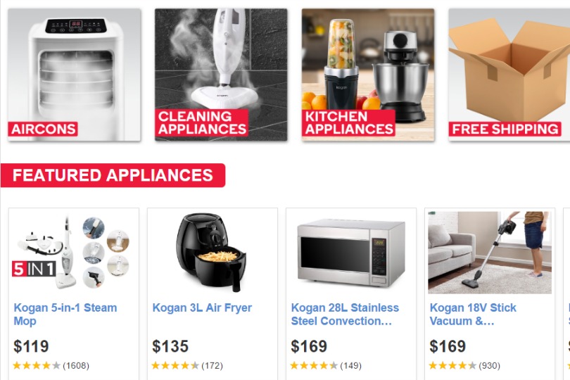 expands home appliance range Retailing