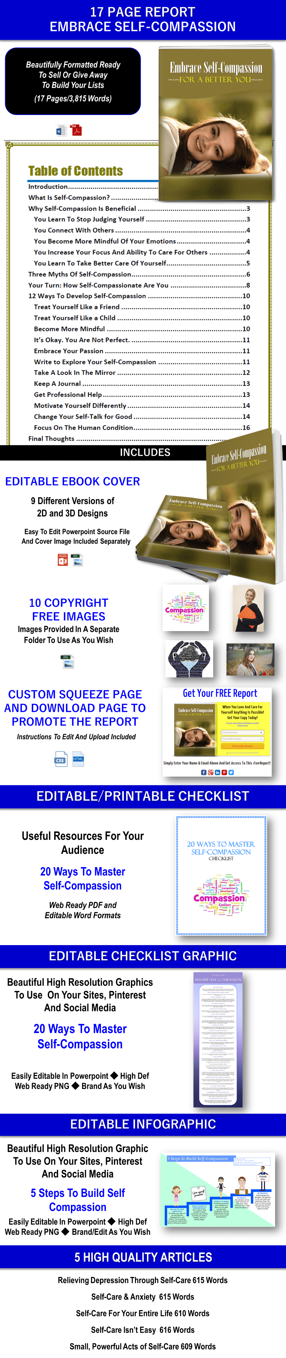 Giant Grief And Loss Content Pack with PLR Rights